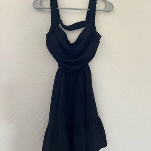 Elegant Black Sleeveless Dress